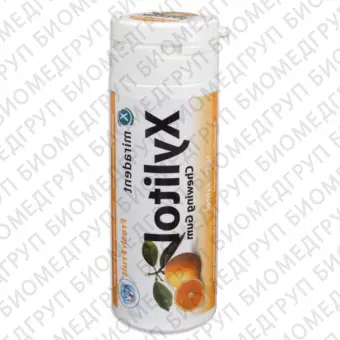 Miradent Xylitol Chewing Gum Fresh Fruit  жев.рез. со вкусом фруктов, 30 шт/ 30 г