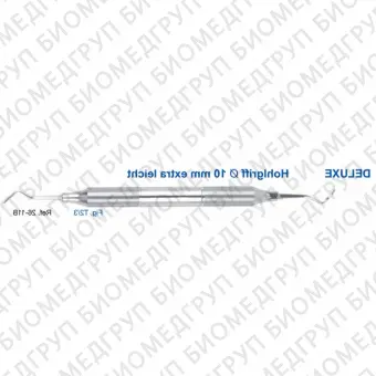 Скейлер парадонтологический, форма T2/3, ручка DELUXE, диаметр 10 мм