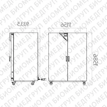 Binder FED 720 стерилизатор горячим воздухом, 720 л