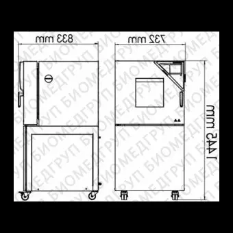 Камера испытательная теплохолод, 40...180С, MK56240V, 60л, Binder, 90200388