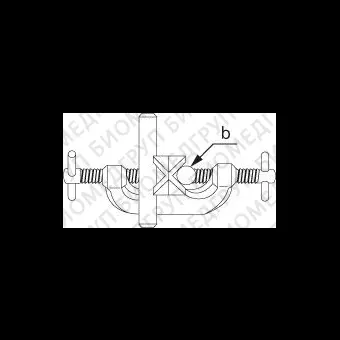 Узел крепежный, d 827, угол 90, алюминий, Bochem, B08295273