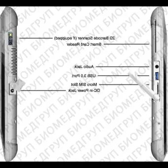 Планшетный медицинский ПК Intel Core i7 CyberMed Rx