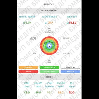Анализатор композиционного состава организма с помощью биоимпедансометрии BIODY XPERT ZM