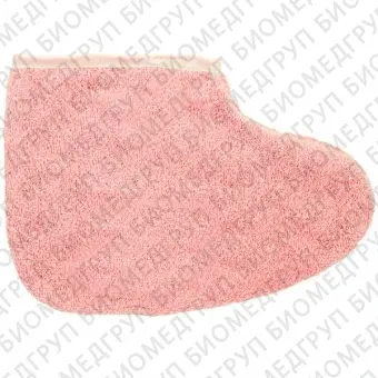IGRObeauty, Махровые носки для парафинотерапии розовый, 1 пара