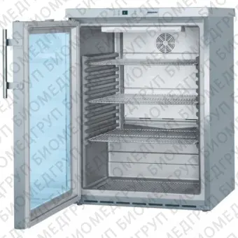 Холодильник, 141 л, 115 C, н/ж сталь, дверь со стеклом, FKUv 1663, Liebherr, FKUv 1663