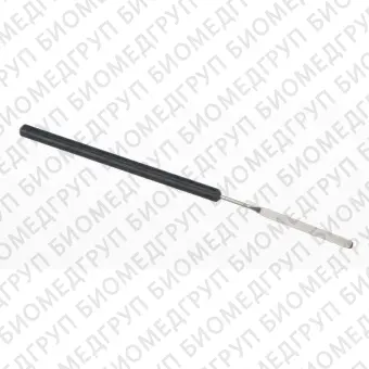 Микрошпатель с ручкой из поливинилхлорида, длина 160 мм, лопатка 404 мм, диаметр ручки 2 мм, нержавеющая сталь, Bochem, 3231
