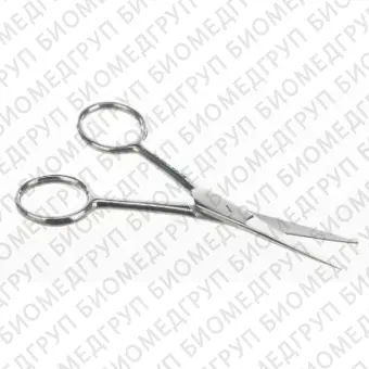 Ножницы для микроскопии прямые, длина лезвия 35 мм, общая длина 115 мм, нерж. сталь, Bochem, 4080