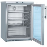 Холодильник, 141 л, +1…+15 °C, н/ж сталь, дверь со стеклом, FKUv 1663, Liebherr, FKUv 1663