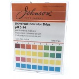 Индикаторная бумага pH 6,5-10, шаг 0,3, на пластиковой подложке, Johnson, 127.2С, 100 полосок
