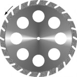 Диск алмазный (Круг зуботехнический) Гипс 8 отверстий 1шт. (322524450-G2 (45мм))